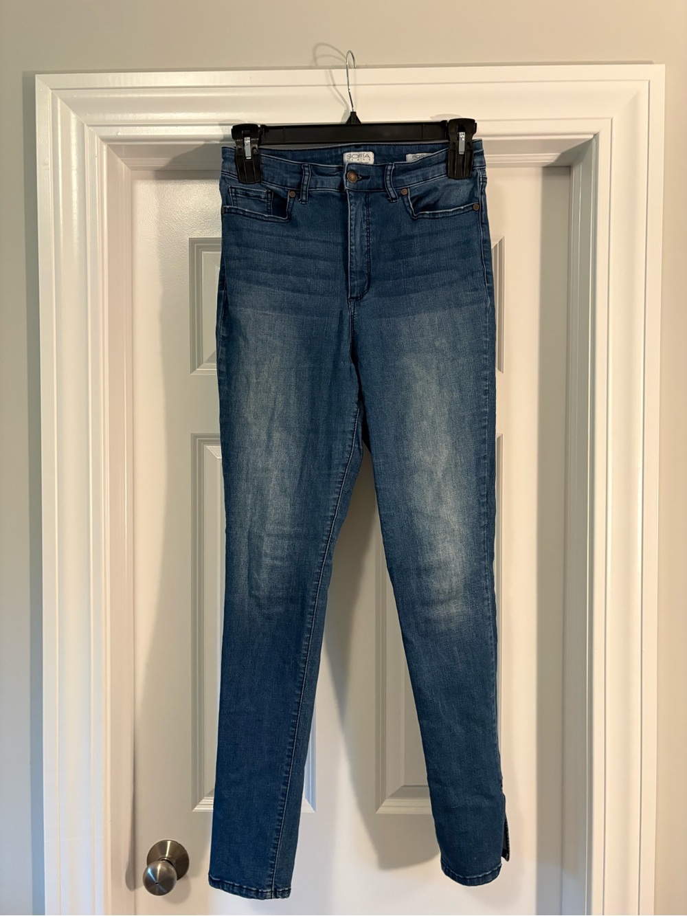 Sofia Vergara Women’s Blue Stretch Curvy Rosa ankle Jeans